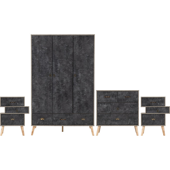 Oliver Balham 4 Piece Bedroom Set Wayfair.co.uk